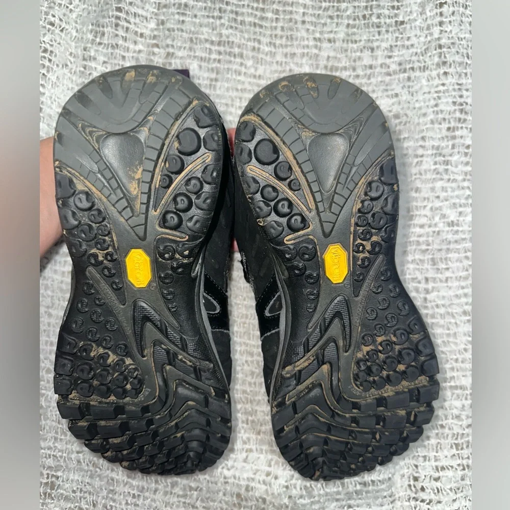 Merrell Siren‎ Edge Q2 Waterproof Hiking Boots Shoes Womens Size 7 Black Trail